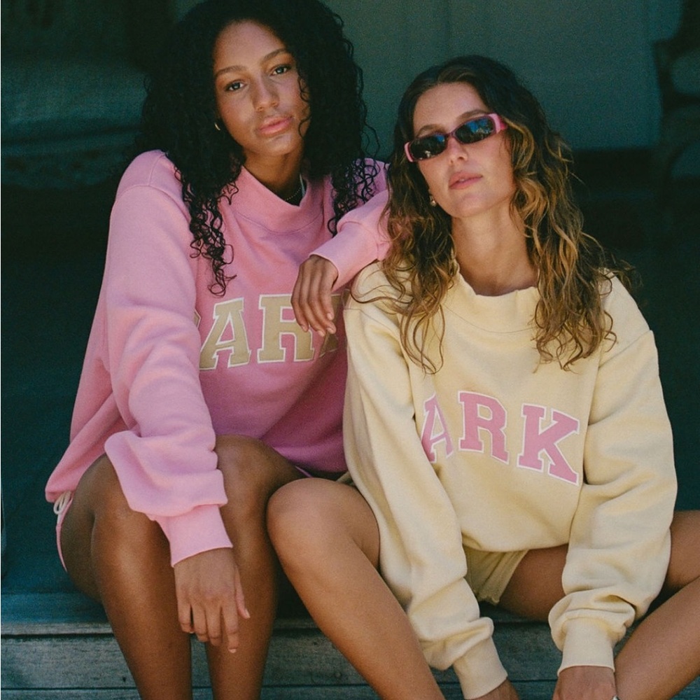 Parker Pink and Yellow Sweatshirts